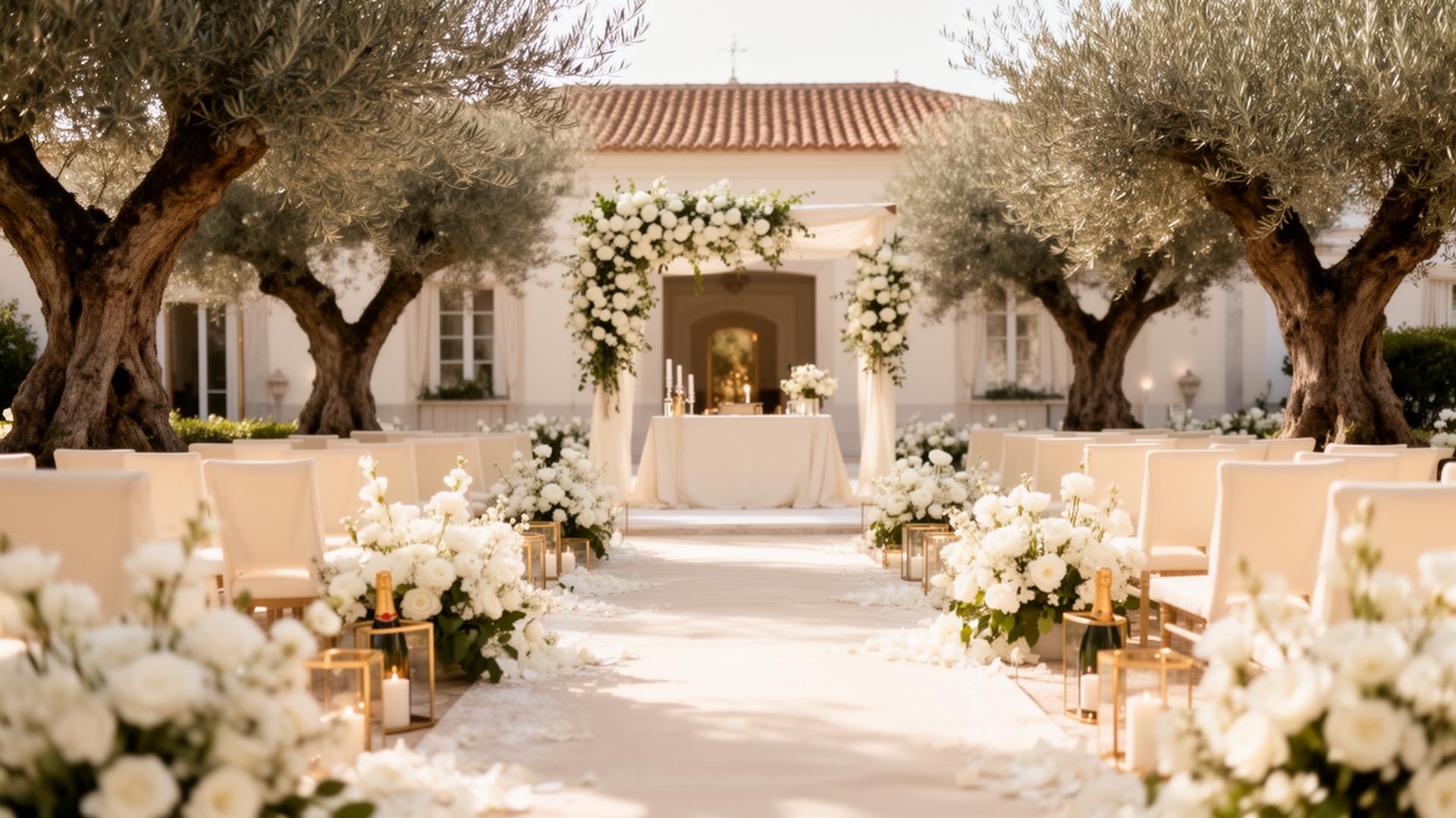 Cerimónia de casamento elegante na Villa Sonhos em Ermesinde, Porto